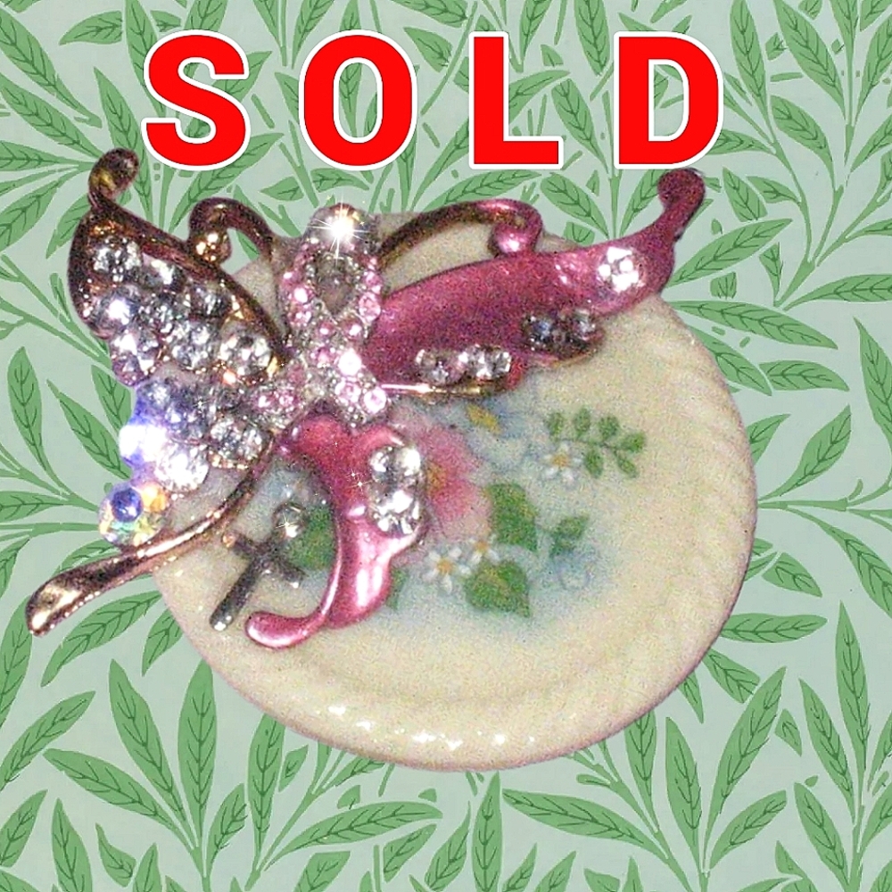 Lot of 3: Avon Brooch Pink Awareness Ribbon Nail Art Jewels - Picture 15 of 16